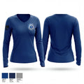 Powell County ems 64512449 Women's Long Sleeve V-neck Shirt - 1