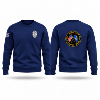 Crew Neck Sweatshirt, Connecticut department of corrections, Police, Teamtime, Team time, sublimation, custom sports apparel, team uniforms, spirit wear, spiritwear, sports uniforms, custom shirts, team store, custom team store, fundraiser sports, apparel fundraiser