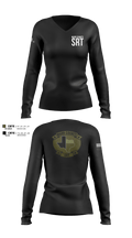 WARD COUNTY SRT 34781725 Women's Long Sleeve V-neck Shirt - 7