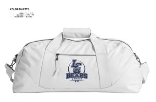 Duffle Bag, La Cueva Bears, Cheer, Teamtime, Team time, sublimation, custom sports apparel, team uniforms, spirit wear, spiritwear, sports uniforms, custom shirts, team store, custom team store, fundraiser sports, apparel fundraiser