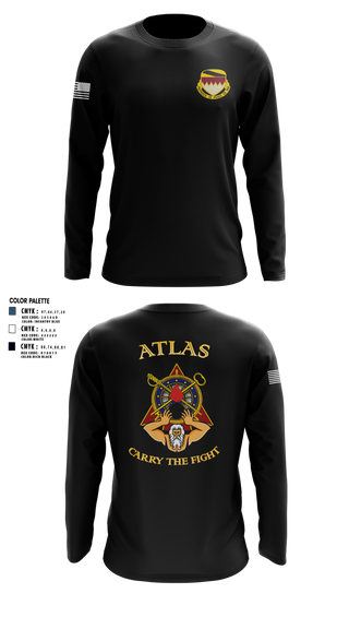 Long Sleeve Performance Shirt, A Co, 115th BSB, 1CD, Army, Teamtime, Team time, sublimation, custom sports apparel, team uniforms, spirit wear, spiritwear, sports uniforms, custom shirts, team store, custom team store, fundraiser sports, apparel fundraiser