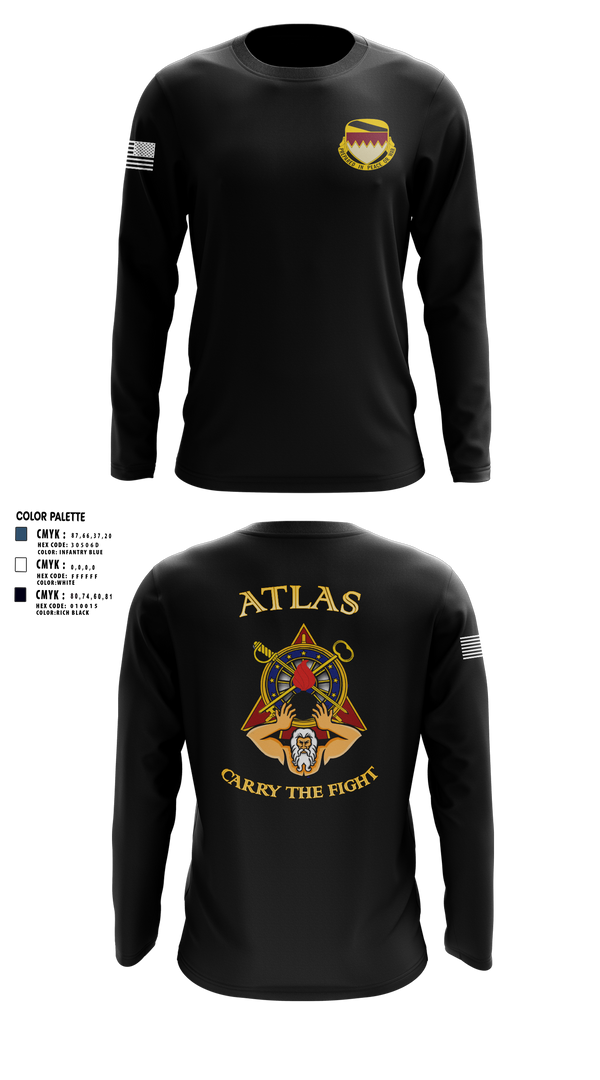 Long Sleeve Performance Shirt, A Co, 115th BSB, 1CD, Army, Teamtime, Team time, sublimation, custom sports apparel, team uniforms, spirit wear, spiritwear, sports uniforms, custom shirts, team store, custom team store, fundraiser sports, apparel fundraiser