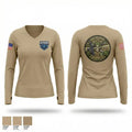 15TH MI 86442620 Women's Long Sleeve V-neck Shirt - 1