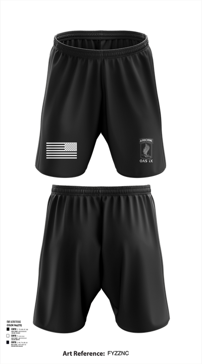 173RD ABN 21007449 Athletic Shorts With Pockets - 103