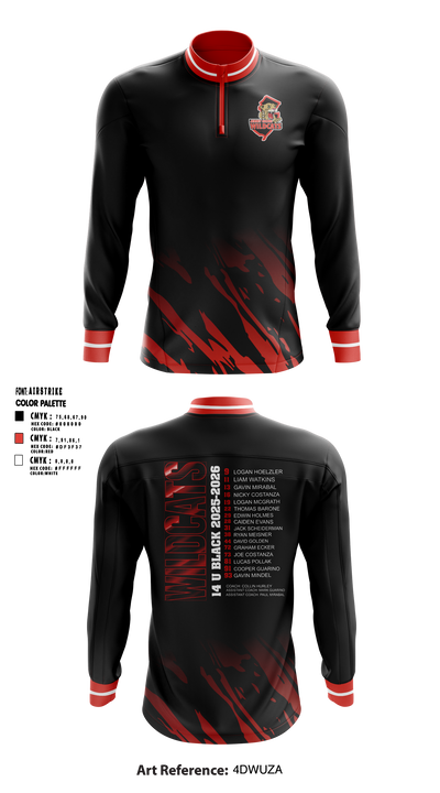 Wildcats Quarter Zip Jacket - 10
