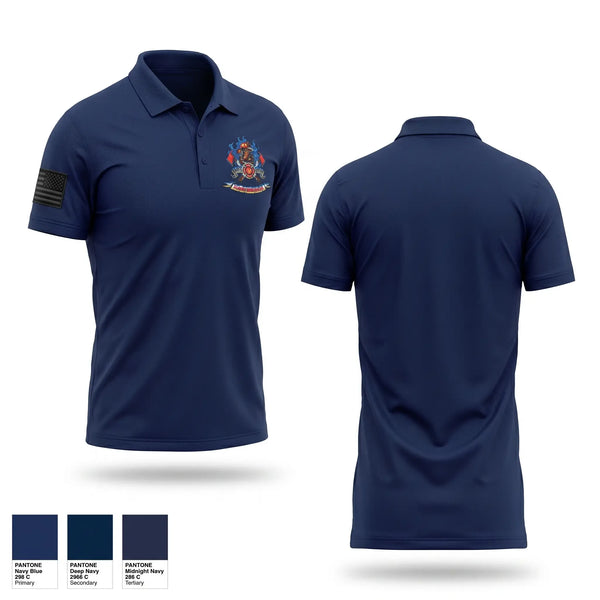 Short Sleeve Performance Polo, Elbert Fire Protection District Colorado, Fire Department, Teamtime, Team time, sublimation, custom sports apparel, team uniforms, spirit wear, spiritwear, sports uniforms, custom shirts, team store, custom team store, fundraiser sports, apparel fundraiser