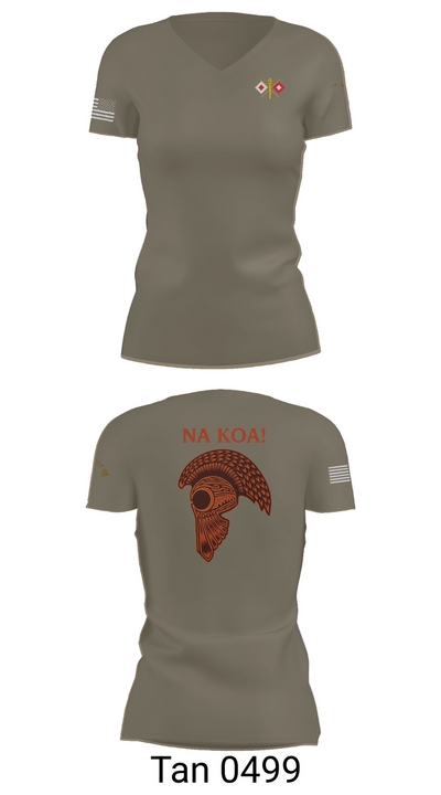 HHC, 311th 76995413 Women's Short Sleeve V-neck Shirt - 68