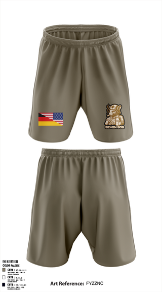 Athletic Shorts With Pockets, Bronze Crew, , Teamtime, Team time, sublimation, custom sports apparel, team uniforms, spirit wear, spiritwear, sports uniforms, custom shirts, team store, custom team store, fundraiser sports, apparel fundraiser