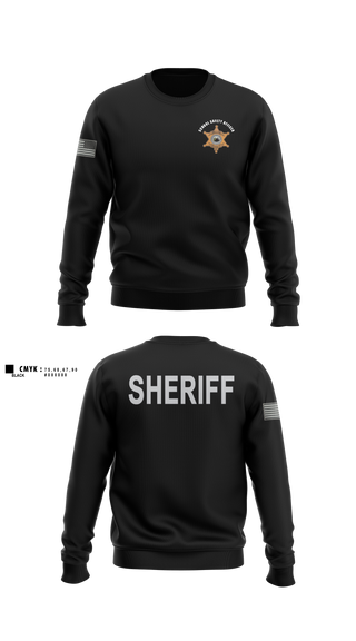 Crew Neck Sweatshirt, Jefferson County Sheriff SSO, Police, Teamtime, Team time, sublimation, custom sports apparel, team uniforms, spirit wear, spiritwear, sports uniforms, custom shirts, team store, custom team store, fundraiser sports, apparel fundraiser