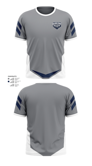 Short Sleeve Performance Shirt, Silver State Elite, Baseball, Teamtime, Team time, sublimation, custom sports apparel, team uniforms, spirit wear, spiritwear, sports uniforms, custom shirts, team store, custom team store, fundraiser sports, apparel fundraiser