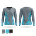 Michigan Hurricanes (Island Boyz Women's Long Sleeve V-neck Shirt - 1