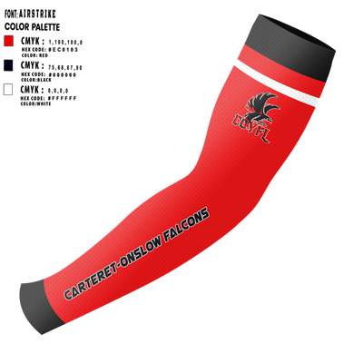 Carteret-Onslow Youth Football & Cheer League (COYFL) Falcons 65584238 Arm Sleeve - 1