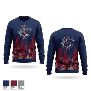Crew Neck Sweatshirt, Belmont Academy Knights, Golf, Teamtime, Team time, sublimation, custom sports apparel, team uniforms, spirit wear, spiritwear, sports uniforms, custom shirts, team store, custom team store, fundraiser sports, apparel fundraiser