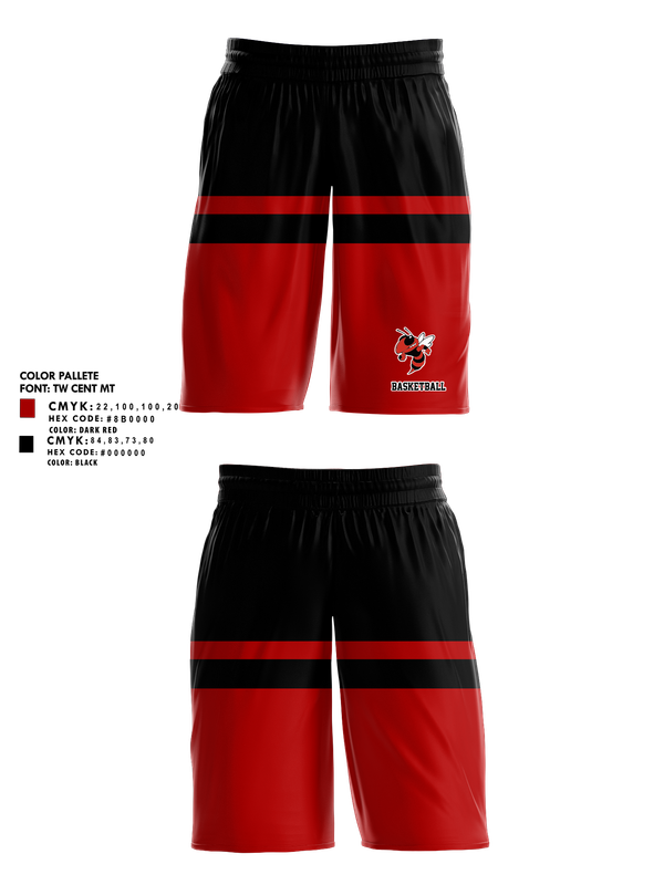 Womens Basketball Shorts, Crystal City High School Hornets Basketball, Women's Basketball, Teamtime, Team time, sublimation, custom sports apparel, team uniforms, spirit wear, spiritwear, sports uniforms, custom shirts, team store, custom team store, fundraiser sports, apparel fundraiser
