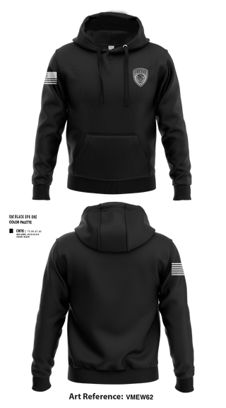 Hoodie, Pennington Borough Police Department, Police, Teamtime, Team time, sublimation, custom sports apparel, team uniforms, spirit wear, spiritwear, sports uniforms, custom shirts, team store, custom team store, fundraiser sports, apparel fundraiser