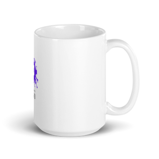 Lynhurst Bands 6949554 White Glossy Mug - Medium