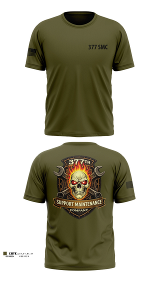 Old School Cotton Feel Shirt, 377 Support Maintenance Company, Army, Teamtime, Team time, sublimation, custom sports apparel, team uniforms, spirit wear, spiritwear, sports uniforms, custom shirts, team store, custom team store, fundraiser sports, apparel fundraiser