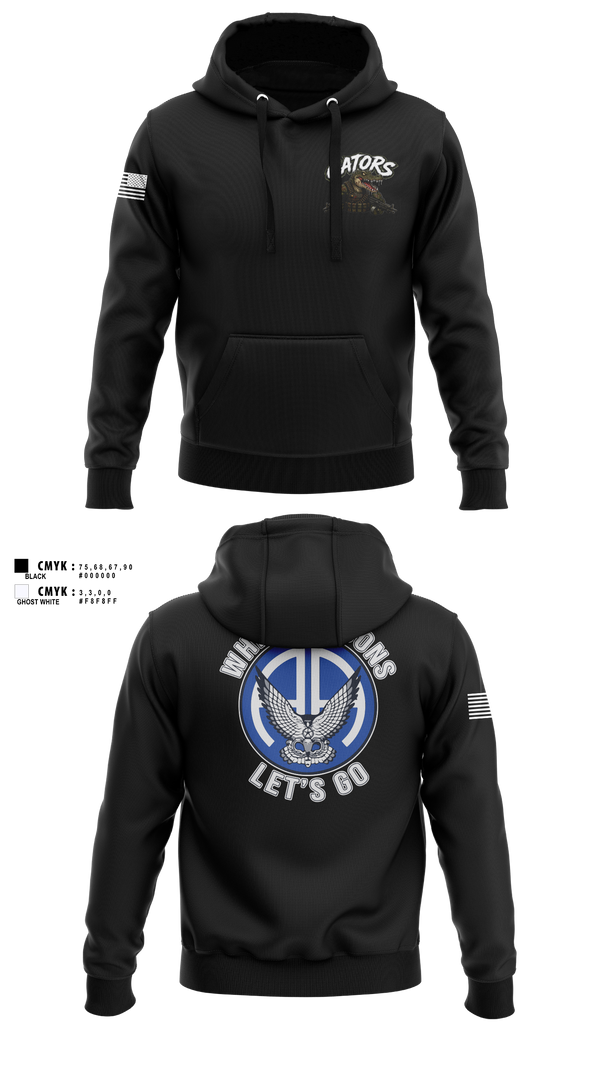 Hoodie, A Co 2-325 AIR, Army, Teamtime, Team time, sublimation, custom sports apparel, team uniforms, spirit wear, spiritwear, sports uniforms, custom shirts, team store, custom team store, fundraiser sports, apparel fundraiser
