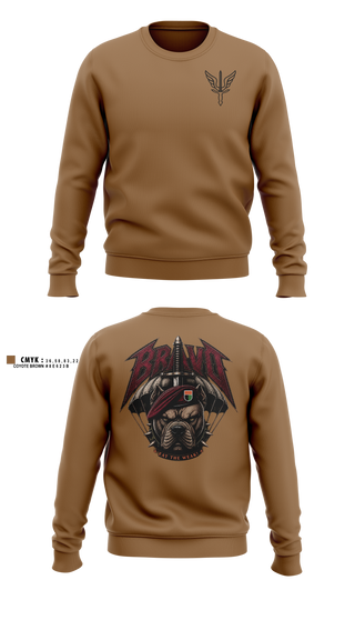 Crew Neck Sweatshirt, B. CO, 112th SIG BN, Army, Teamtime, Team time, sublimation, custom sports apparel, team uniforms, spirit wear, spiritwear, sports uniforms, custom shirts, team store, custom team store, fundraiser sports, apparel fundraiser