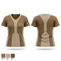 Thomas Jefferson Division Women's Short Sleeve V-neck Shirt - 1