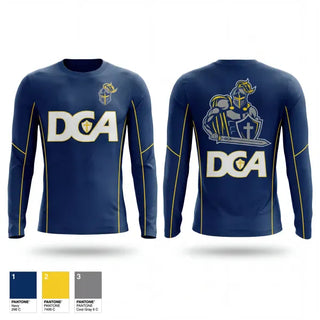 Long Sleeve Performance Shirt, Danville Christian Academy, Track & Field, Teamtime, Team time, sublimation, custom sports apparel, team uniforms, spirit wear, spiritwear, sports uniforms, custom shirts, team store, custom team store, fundraiser sports, apparel fundraiser
