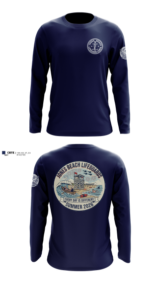 Long Sleeve Performance Shirt, Jones Beach Lifeguard Corp, , Teamtime, Team time, sublimation, custom sports apparel, team uniforms, spirit wear, spiritwear, sports uniforms, custom shirts, team store, custom team store, fundraiser sports, apparel fundraiser
