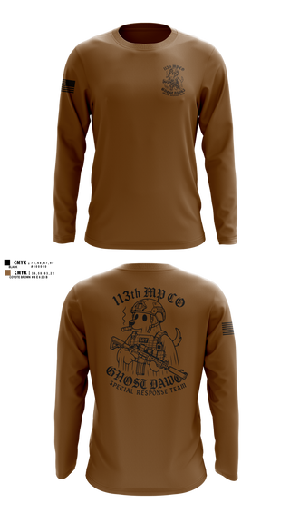 Long Sleeve Performance Shirt, 113th MP CO, Army, Teamtime, Team time, sublimation, custom sports apparel, team uniforms, spirit wear, spiritwear, sports uniforms, custom shirts, team store, custom team store, fundraiser sports, apparel fundraiser