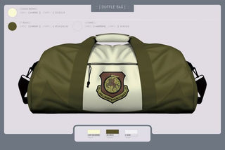 Duffle Bag, 452nd MXG, Air Force, Teamtime, Team time, sublimation, custom sports apparel, team uniforms, spirit wear, spiritwear, sports uniforms, custom shirts, team store, custom team store, fundraiser sports, apparel fundraiser