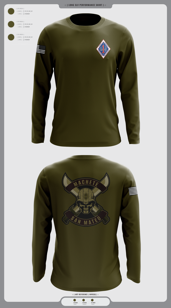 Long Sleeve Performance Shirt, 1st Combat Engineer Battalion, , Teamtime, Team time, sublimation, custom sports apparel, team uniforms, spirit wear, spiritwear, sports uniforms, custom shirts, team store, custom team store, fundraiser sports, apparel fundraiser