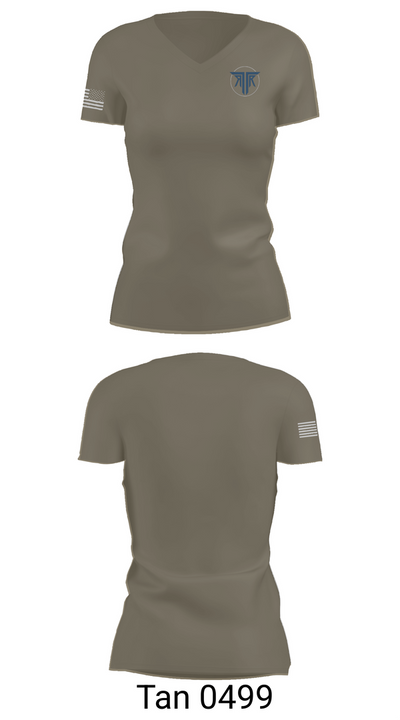 Rooftop Rangers 15471891 Women's Short Sleeve V-neck Shirt - 68