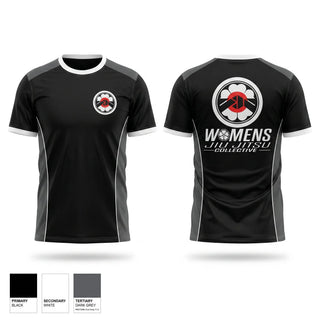 Soft Poly Tee Cotton Like Feel, Women’s Jiu Jitsu Collective, , Teamtime, Team time, sublimation, custom sports apparel, team uniforms, spirit wear, spiritwear, sports uniforms, custom shirts, team store, custom team store, fundraiser sports, apparel fundraiser