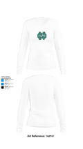 North Oldham Mustangs 77604898 Women's Long Sleeve V-neck Shirt - 15