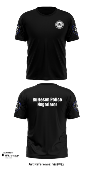 Short Sleeve Performance Shirt, Burleson Police Department Crisis Negotiation Team, Police, Teamtime, Team time, sublimation, custom sports apparel, team uniforms, spirit wear, spiritwear, sports uniforms, custom shirts, team store, custom team store, fundraiser sports, apparel fundraiser