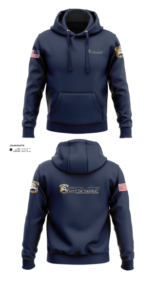Hoodie, Deming PD, Police, Teamtime, Team time, sublimation, custom sports apparel, team uniforms, spirit wear, spiritwear, sports uniforms, custom shirts, team store, custom team store, fundraiser sports, apparel fundraiser