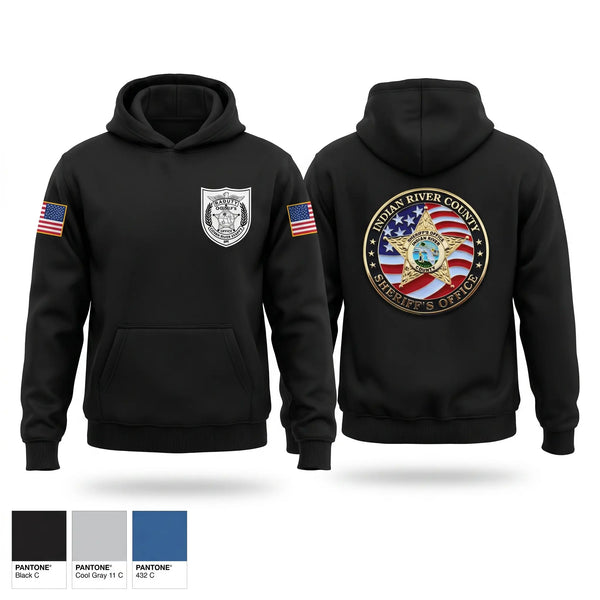 Hoodie, Indian River County Sheriff’s Office Corrections, Police, Teamtime, Team time, sublimation, custom sports apparel, team uniforms, spirit wear, spiritwear, sports uniforms, custom shirts, team store, custom team store, fundraiser sports, apparel fundraiser