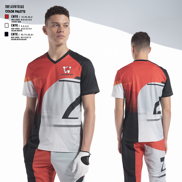 Short Sleeve Performance Shirt, Waco High Golf, Golf, Teamtime, Team time, sublimation, custom sports apparel, team uniforms, spirit wear, spiritwear, sports uniforms, custom shirts, team store, custom team store, fundraiser sports, apparel fundraiser