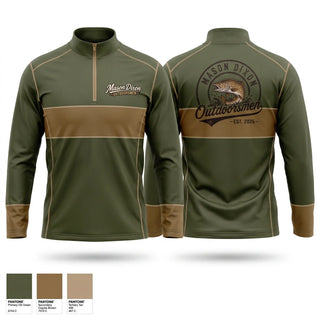 Quarter Zip Jacket, Mason Dixon Outdoorsmen, Spirit Store, Teamtime, Team time, sublimation, custom sports apparel, team uniforms, spirit wear, spiritwear, sports uniforms, custom shirts, team store, custom team store, fundraiser sports, apparel fundraiser