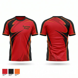 Football Jersey, Tucson Fury, Softball, Teamtime, Team time, sublimation, custom sports apparel, team uniforms, spirit wear, spiritwear, sports uniforms, custom shirts, team store, custom team store, fundraiser sports, apparel fundraiser