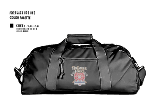 Duffle Bag, Au Sable Forks, Fire Department, Teamtime, Team time, sublimation, custom sports apparel, team uniforms, spirit wear, spiritwear, sports uniforms, custom shirts, team store, custom team store, fundraiser sports, apparel fundraiser