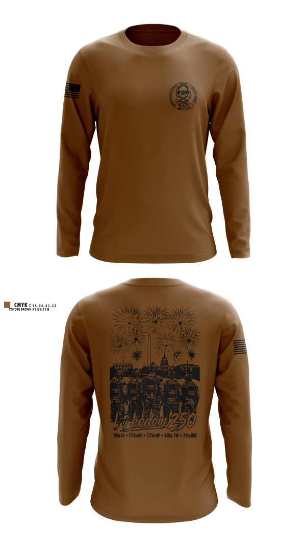 Long Sleeve Performance Shirt, 460 Chemical Company, National Guard, Teamtime, Team time, sublimation, custom sports apparel, team uniforms, spirit wear, spiritwear, sports uniforms, custom shirts, team store, custom team store, fundraiser sports, apparel fundraiser