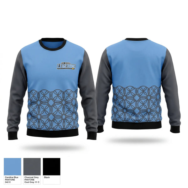 Crew Neck Sweatshirt, EC Ohio Legends, Softball, Teamtime, Team time, sublimation, custom sports apparel, team uniforms, spirit wear, spiritwear, sports uniforms, custom shirts, team store, custom team store, fundraiser sports, apparel fundraiser