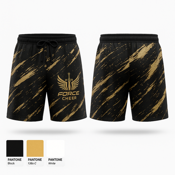 Athletic Shorts With Pockets, Force Cheer, Spirit Store, Teamtime, Team time, sublimation, custom sports apparel, team uniforms, spirit wear, spiritwear, sports uniforms, custom shirts, team store, custom team store, fundraiser sports, apparel fundraiser