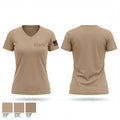 blank 73147984 Women's Short Sleeve V-neck Shirt - 1