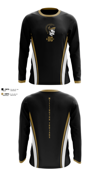 Long Sleeve Performance Shirt, Millington Central High School Cross Country, Cross Country, Teamtime, Team time, sublimation, custom sports apparel, team uniforms, spirit wear, spiritwear, sports uniforms, custom shirts, team store, custom team store, fundraiser sports, apparel fundraiser
