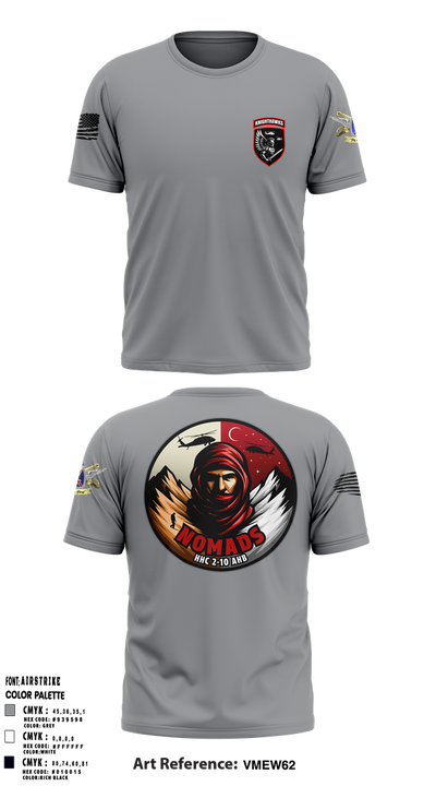 2-10 AHB Knighthawks 14380811 Short Sleeve Performance Shirt - 15