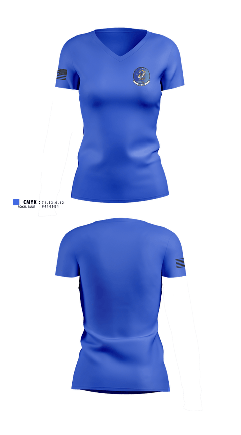 Womens Short Sleeve Vneck Shirt, 309 AMU, Air Force, Teamtime, Team time, sublimation, custom sports apparel, team uniforms, spirit wear, spiritwear, sports uniforms, custom shirts, team store, custom team store, fundraiser sports, apparel fundraiser