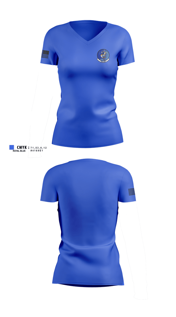 Womens Short Sleeve Vneck Shirt, 309 AMU, Air Force, Teamtime, Team time, sublimation, custom sports apparel, team uniforms, spirit wear, spiritwear, sports uniforms, custom shirts, team store, custom team store, fundraiser sports, apparel fundraiser