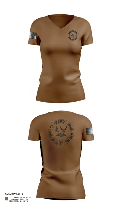 332 RCS 7050570 Women's Short Sleeve V-neck Shirt - 50