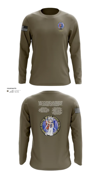 Long Sleeve Performance Shirt, Fort Leonard Wood Basic Military Police Schoolhouse Instructors & Faculty, , Teamtime, Team time, sublimation, custom sports apparel, team uniforms, spirit wear, spiritwear, sports uniforms, custom shirts, team store, custom team store, fundraiser sports, apparel fundraiser