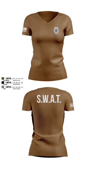 Womens Short Sleeve Vneck Shirt, GRATIS SWAT TEAM, Police, Teamtime, Team time, sublimation, custom sports apparel, team uniforms, spirit wear, spiritwear, sports uniforms, custom shirts, team store, custom team store, fundraiser sports, apparel fundraiser